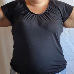 Piper and Blue Black Shirt 2X